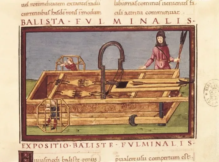 Framed Print : Ballista fulminalis. Siege machine used in the Roman Framed Print : Ballista fulminalis. Siege machine used in the Roman