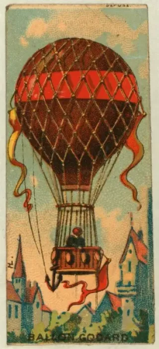 Framed Print : Ballon Godard Framed Print : Ballon Godard