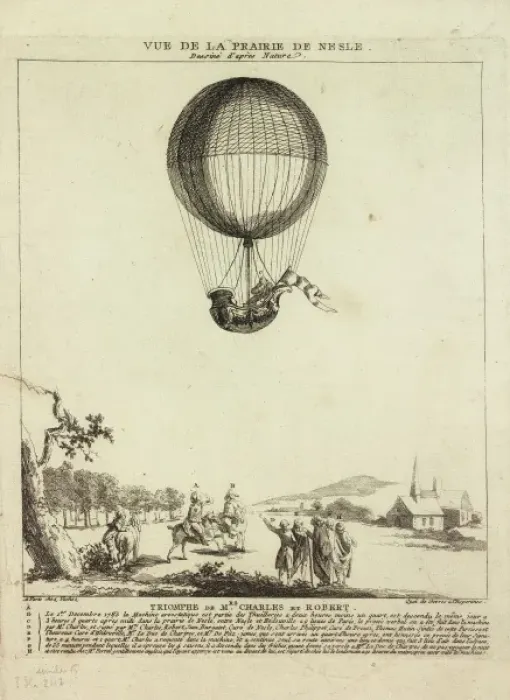 Framed Print : Balloon ascent from Prairie de Nesle, northern France Framed Print : Balloon ascent from Prairie de Nesle, northern France