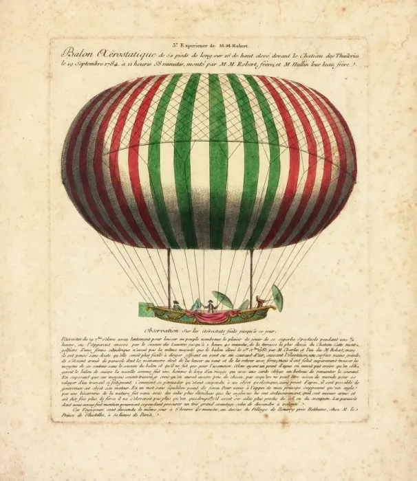Framed Print : Balloon ascent from Tuileries Chateau, Paris Framed Print : Balloon ascent from Tuileries Chateau, Paris