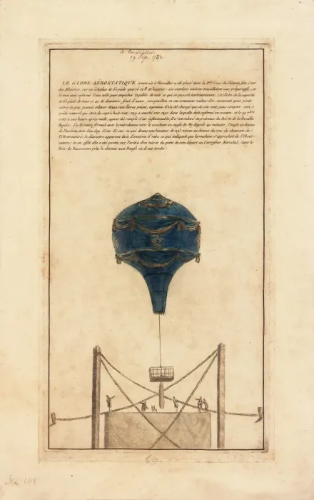Framed Print : Balloon built at Versailles Framed Print : Balloon built at Versailles