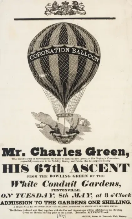 Framed Print : Balloon event, Charles Green Framed Print : Balloon event, Charles Green