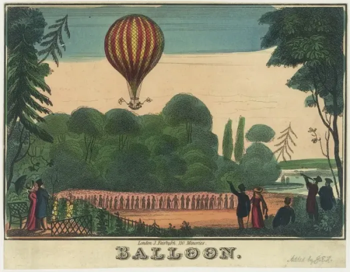 Framed Print : Balloon in flight Framed Print : Balloon in flight