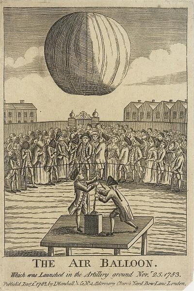 Balloon launched from Artillery Ground