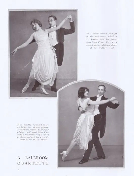 Framed Print : A Ballroom Quartette with exhibition dancers Framed Print : A Ballroom Quartette with exhibition dancers