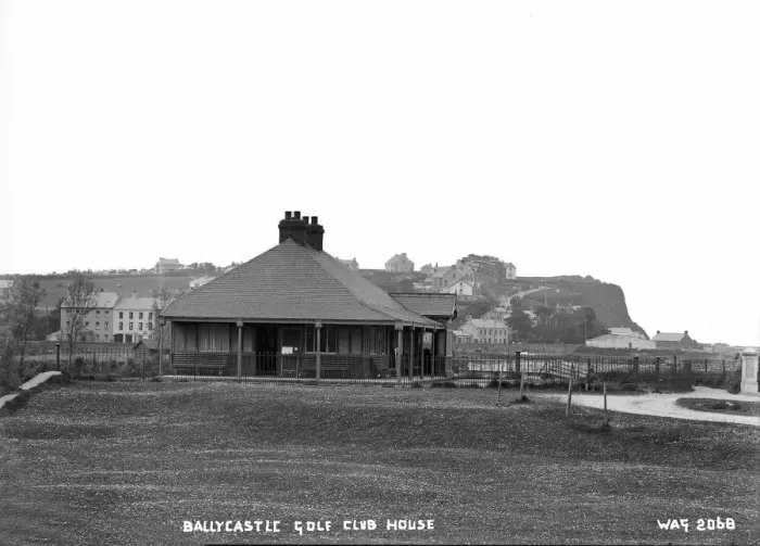 Framed Print : Ballycastle Golf Club House