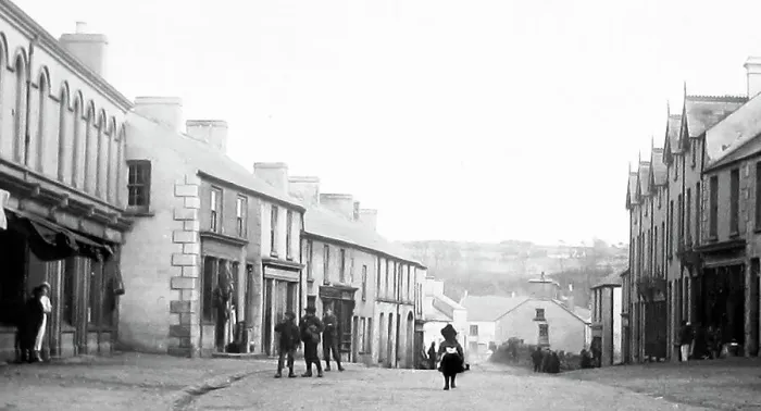 Framed Print : Ballyclare, Ireland in 1883 Framed Print : Ballyclare, Ireland in 1883