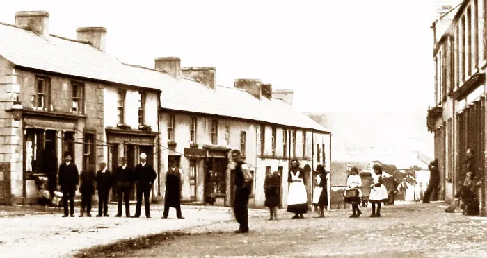 Framed Print : Ballyclare, Ireland in 1883 Framed Print : Ballyclare, Ireland in 1883
