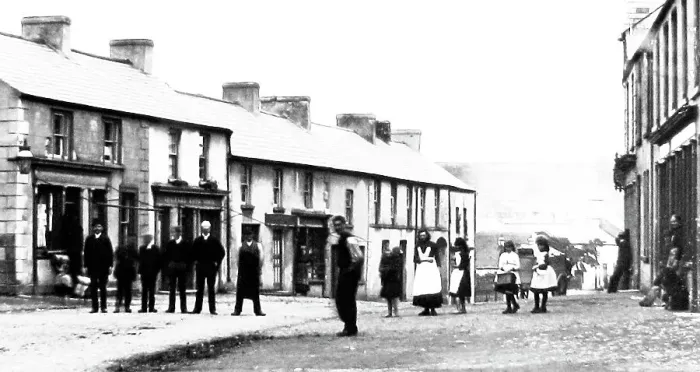 Framed Print : Ballyclare, Ireland in 1883 Framed Print : Ballyclare, Ireland in 1883