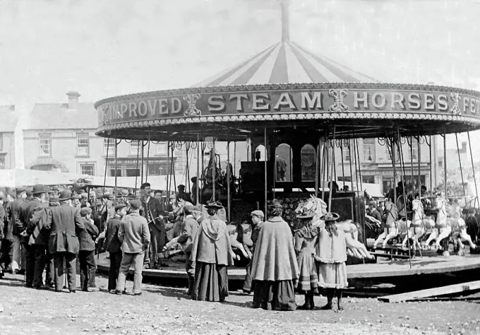 Framed Print : Ballyclare May Fair in 1883 Framed Print : Ballyclare May Fair in 1883