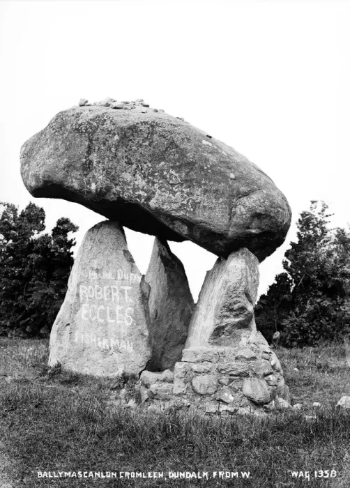 Framed Print : Ballymascanlan, Cromlech, Dundalk from W Framed Print : Ballymascanlan, Cromlech, Dundalk from W