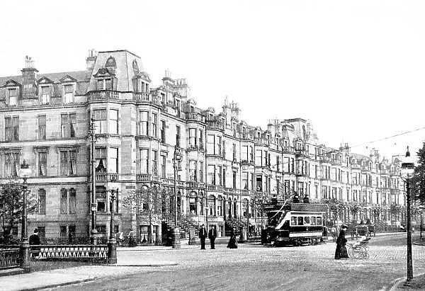Balmoral Crescent, Glasgow early 1900's