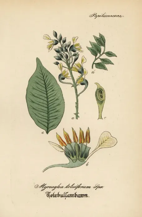Framed Print : Balsam of Peru, Myroxylon balsamum Framed Print : Balsam of Peru, Myroxylon balsamum