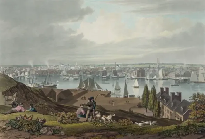 Framed Print : Baltimore from Federal Hill Framed Print : Baltimore from Federal Hill