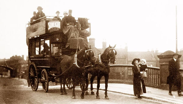 Bamford Horse Bus in Nottingham in 1908
