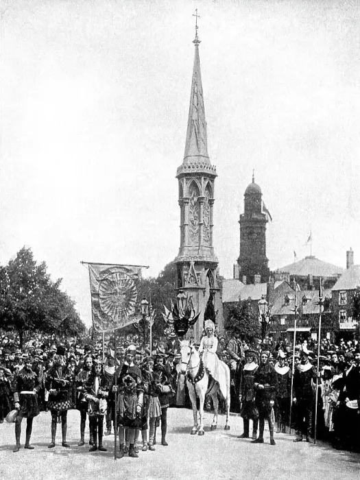 Framed Print : Banbury Cross Pageant early 1900s Framed Print : Banbury Cross Pageant early 1900s