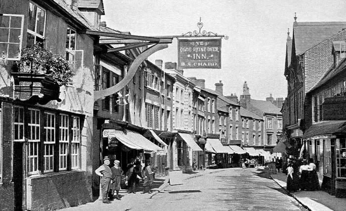 Framed Print : Banbury Parsons Street early 1900s Framed Print : Banbury Parsons Street early 1900s