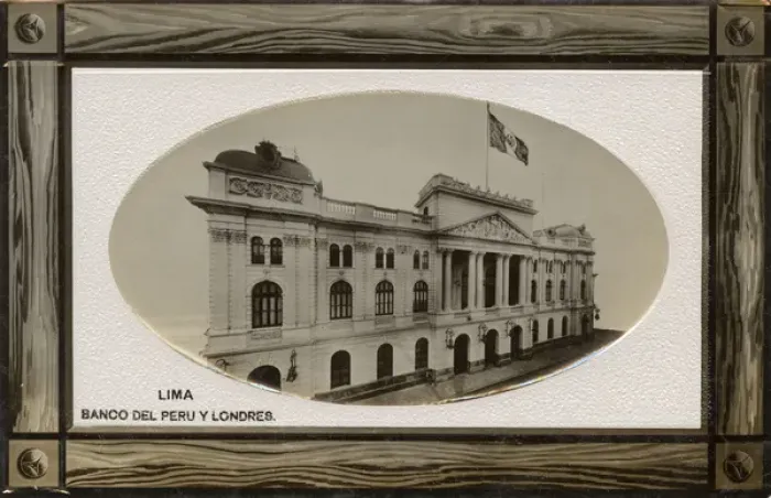 Framed Print : Banco del Peru y Londres, Lima, Peru, South America Framed Print : Banco del Peru y Londres, Lima, Peru, South America