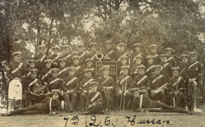 Framed Print : Band of 7th Queens Own Hussars Framed Print : Band of 7th Queens Own Hussars
