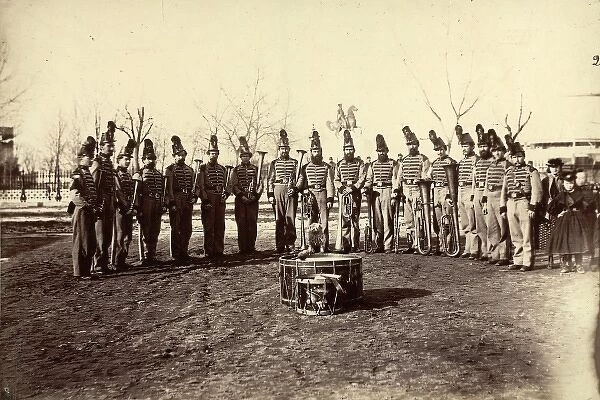 Band of 9th Veteran Reserve Corps, Washington, DC, April, 18