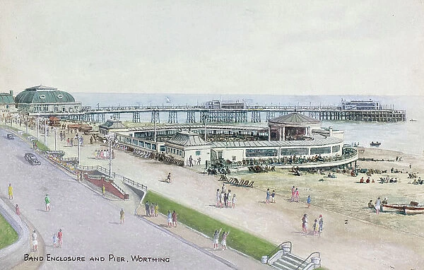 Band Enclosure and Pier, Worthing, West Sussex