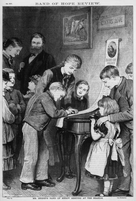 Framed Print : Band of Mercy 1879 Framed Print : Band of Mercy 1879