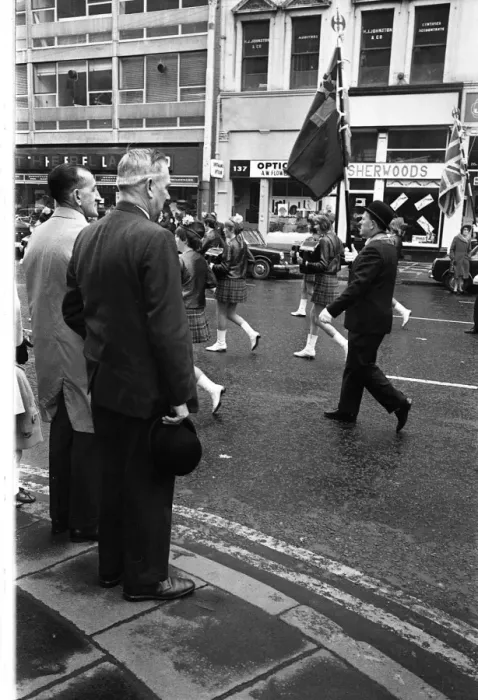 Framed Print : Band and Orangemen on parade, Belfast, Northern Ireland Framed Print : Band and Orangemen on parade, Belfast, Northern Ireland