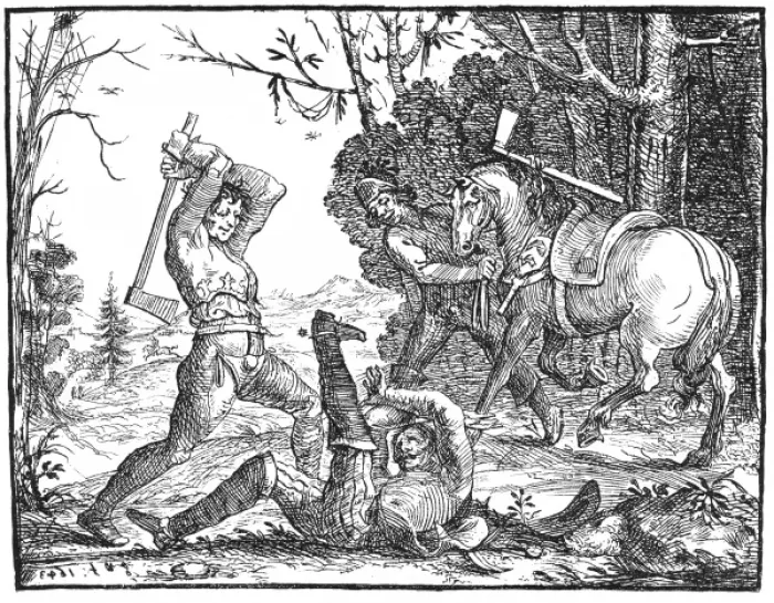 Framed Print : Bandits in Germany Framed Print : Bandits in Germany