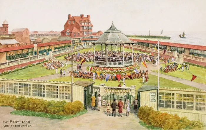 Framed Print : Bandstand, Gorleston-on-Sea, Norfolk Framed Print : Bandstand, Gorleston-on-Sea, Norfolk