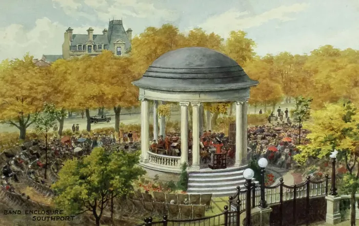 Framed Print : Bandstand, Southport, Lancashire Framed Print : Bandstand, Southport, Lancashire