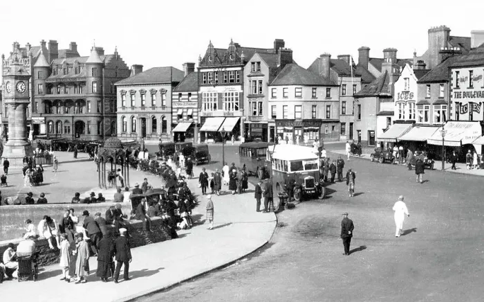 Framed Print : Bangor County Down probably 1920s Framed Print : Bangor County Down probably 1920s