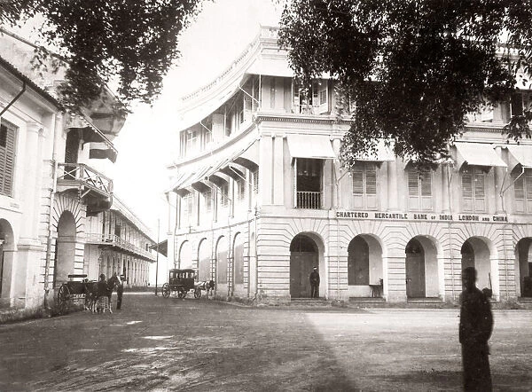 Bank buildings, Singapore city, c. 1880 s