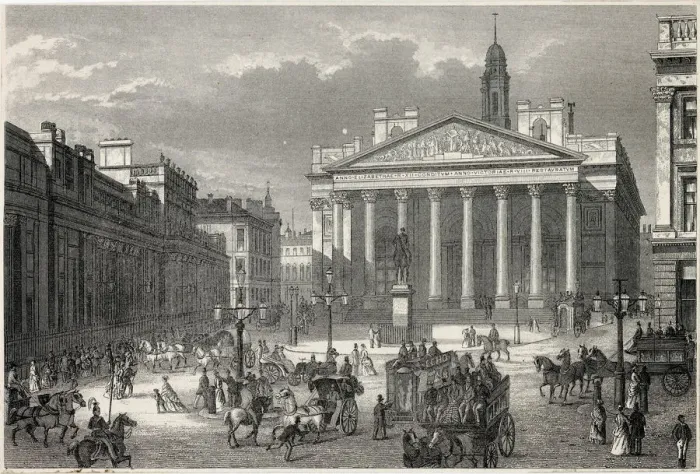 Framed Print : Bank of England 1870 Framed Print : Bank of England 1870