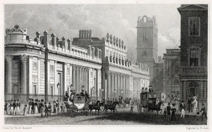 Framed Print : BANK OF ENGLAND / BUSY Framed Print : BANK OF ENGLAND / BUSY