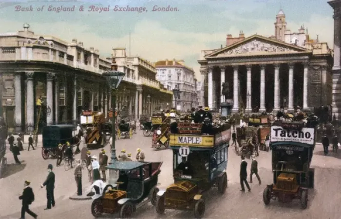 Framed Print : The Bank of England and the Royal Exchange Framed Print : The Bank of England and the Royal Exchange