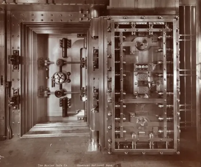Framed Print : Bank vault Framed Print : Bank vault