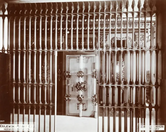 Framed Print : Bank Vault