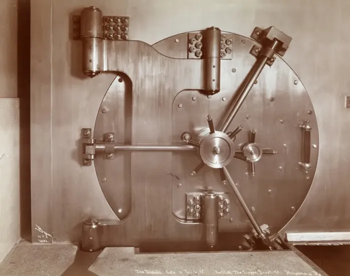 Framed Print : Bank Vault