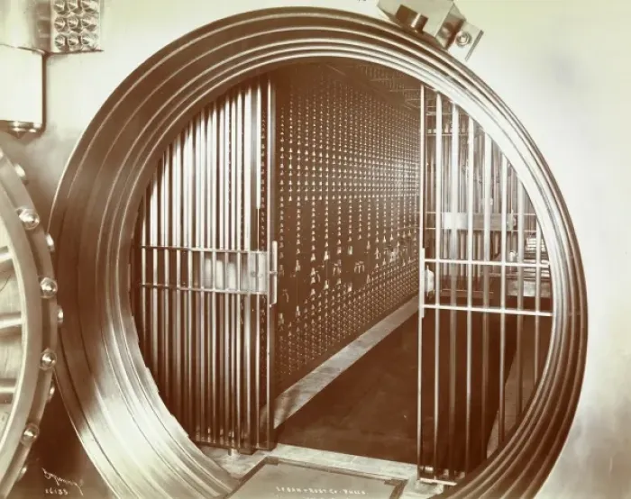 Framed Print : Bank Vault Framed Print : Bank Vault