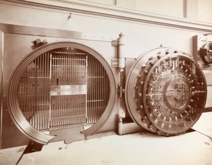 Framed Print : Bank Vault Framed Print : Bank Vault