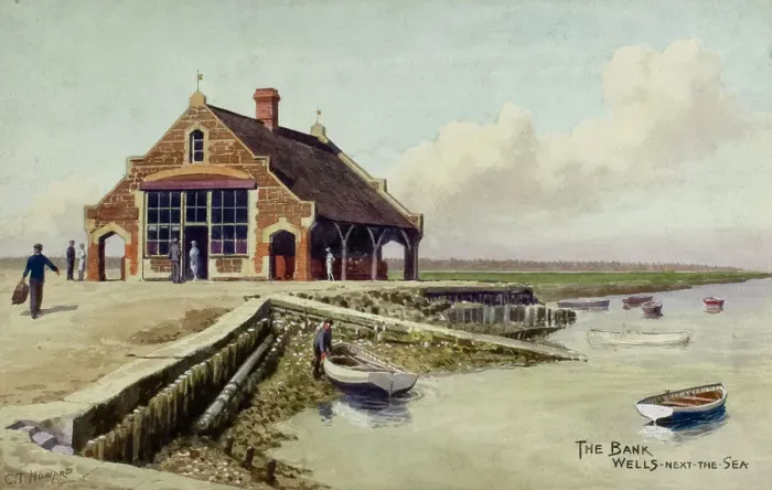 Framed Print : The Bank, Wells-next-the-Sea, Norfolk Framed Print : The Bank, Wells-next-the-Sea, Norfolk
