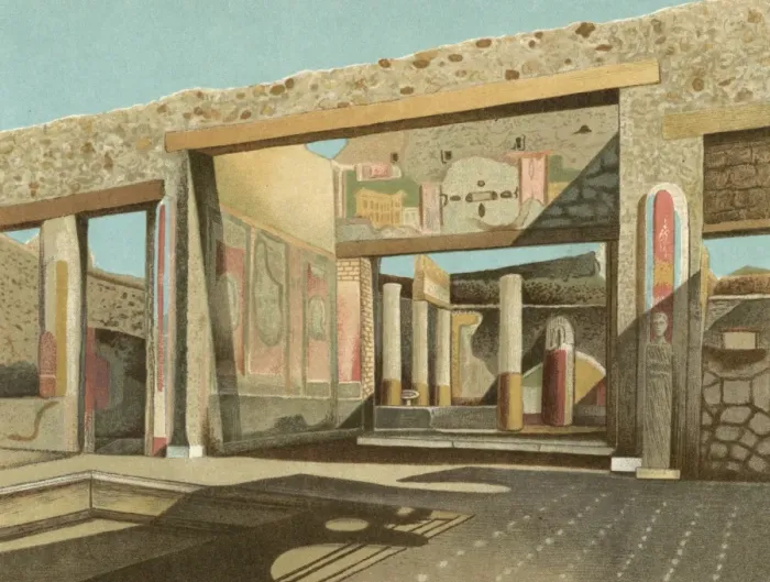 Framed Print : Bankers House / Pompeii Framed Print : Bankers House / Pompeii
