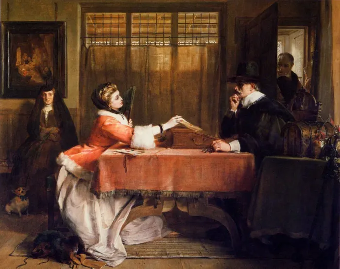 Framed Print : The Banker???s Private Room Date: 1880 Framed Print : The Banker???s Private Room Date: 1880