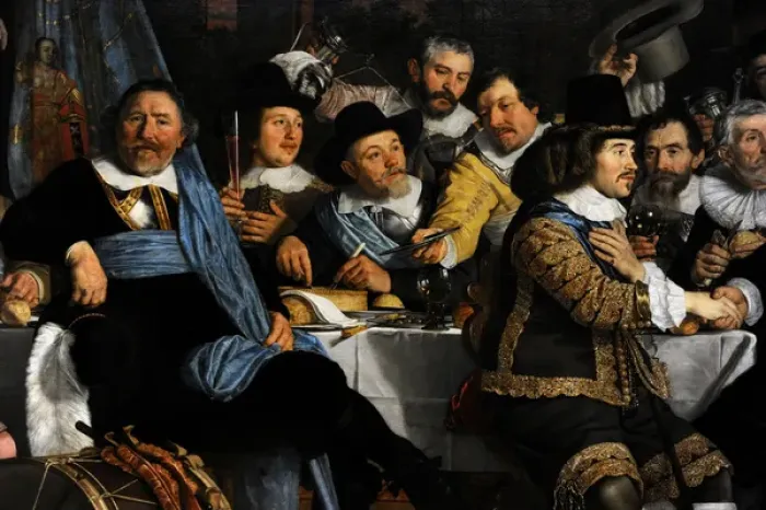 Framed Print : Banquet of the Amsterdam Civic Guard in Celebration of the P Framed Print : Banquet of the Amsterdam Civic Guard in Celebration of the P