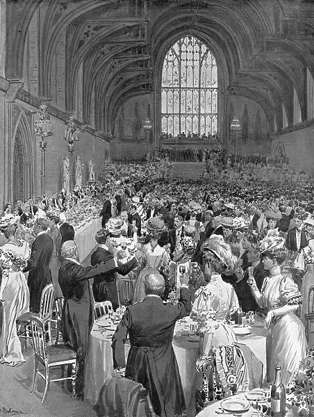 Banquet for Colonial Premiers, Westminster Hall, 1907