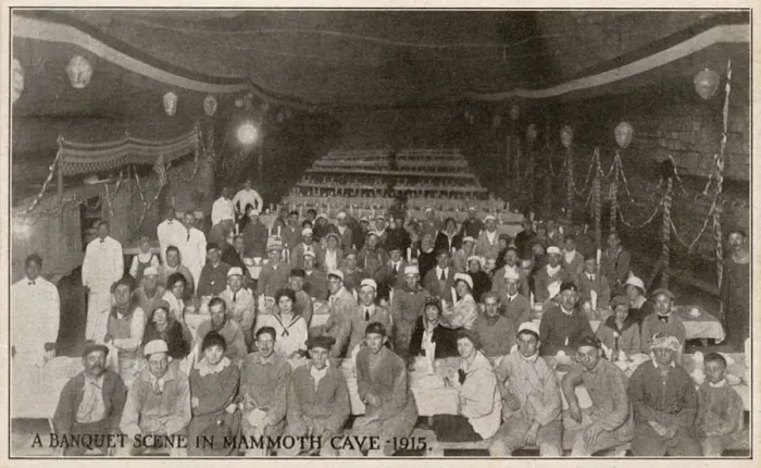 Framed Print : Banquet in Mammoth Cave, Kentucky, USA Framed Print : Banquet in Mammoth Cave, Kentucky, USA