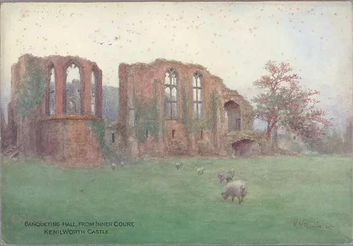 Framed Print : Banqueting hall from inner court Kenilworth Castle Framed Print : Banqueting hall from inner court Kenilworth Castle