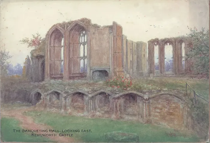 Framed Print : The banqueting hall looking east Kenilworth Castle Framed Print : The banqueting hall looking east Kenilworth Castle