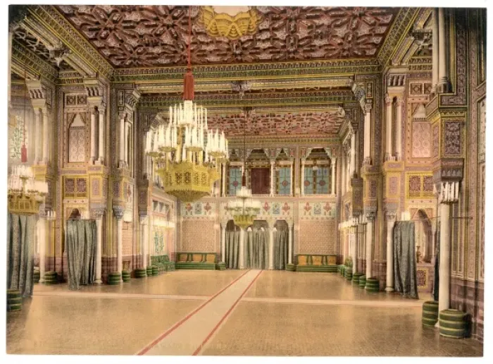 Framed Print : Banqueting Hall in Wilhelmina, Cannstatt (i. e. Bad Cannstat Framed Print : Banqueting Hall in Wilhelmina, Cannstatt (i. e. Bad Cannstat