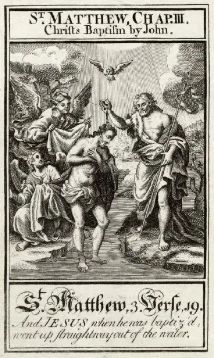 Framed Print : Baptism of Jesus  /  John